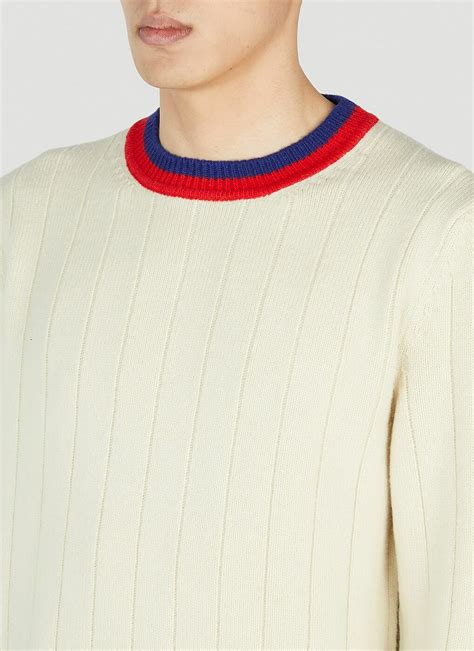 gucci sweater vest|gucci crew neck sweater.